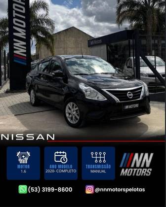 NISSAN VERSA 1.6 16V FLEXSTART S 4P MANUAL NISSAN VERSA 1.6 16V FLEXSTART S 4P MANUAL